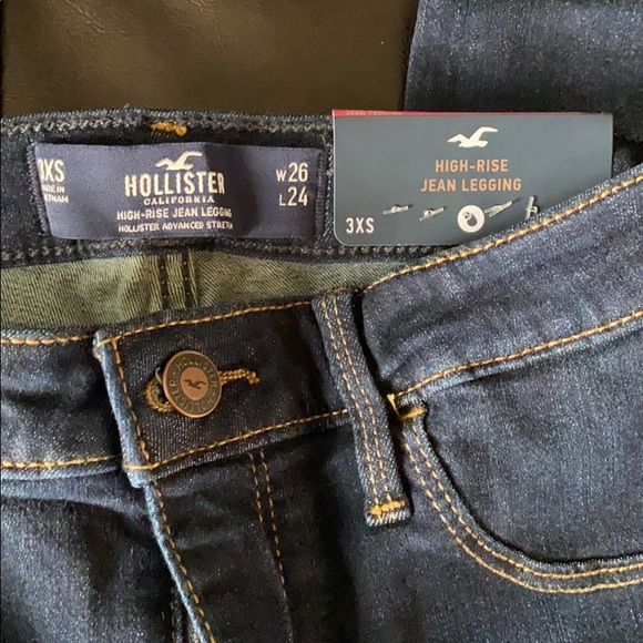 *BNWT* Hollister High Rise Jean Leggings - Picture 2 of 4